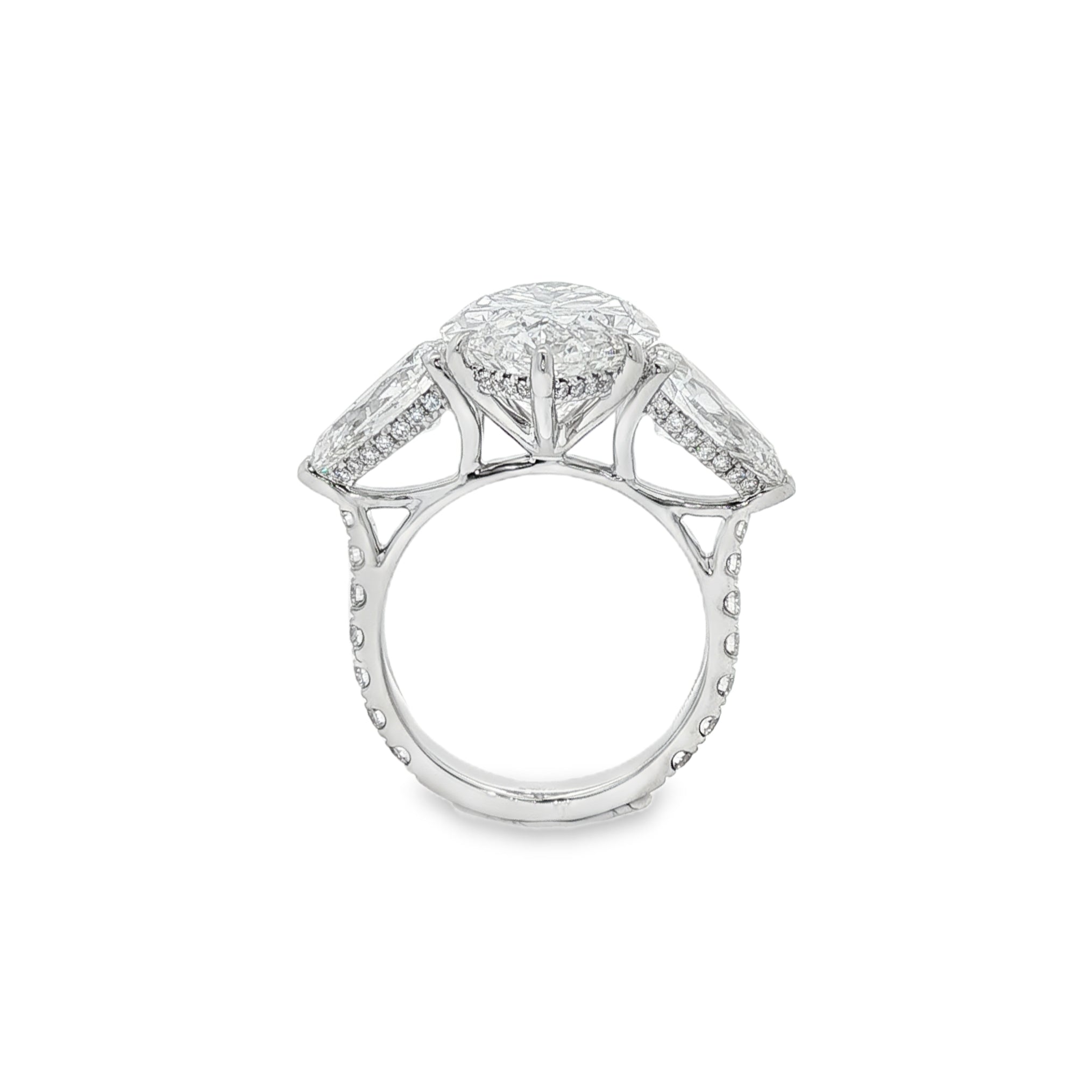 14kt White Gold Lab Diamond Ring