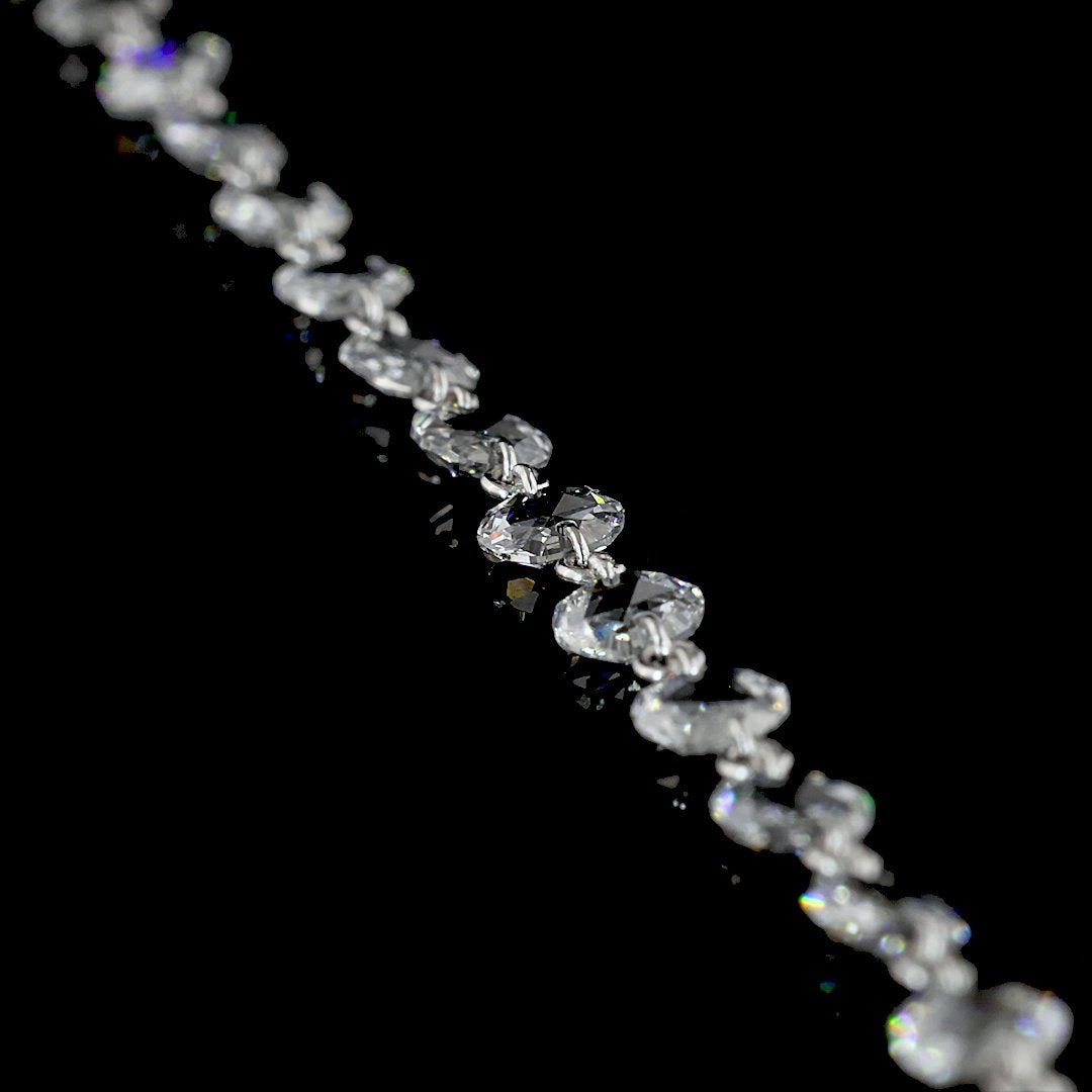 14kt White Gold Lab Diamond Necklace