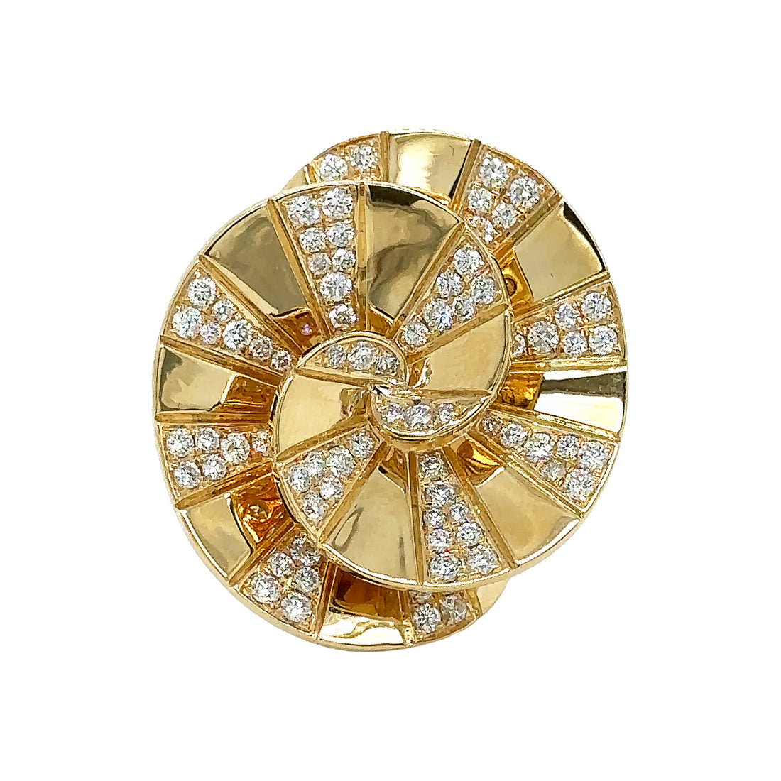 18kt Yellow Gold Diamond Ring