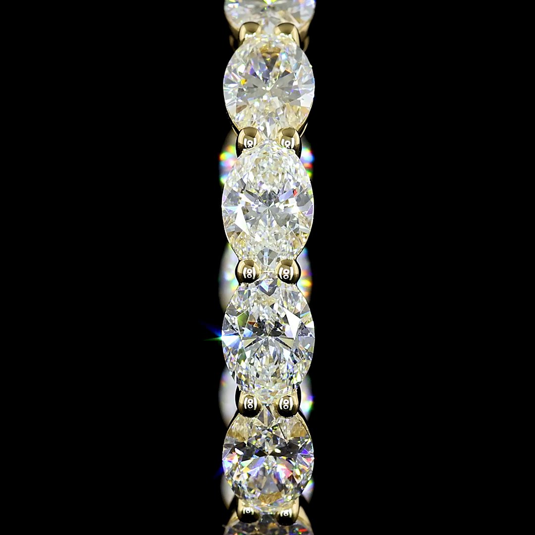 14kt Yellow Gold Lab Diamond Hoops