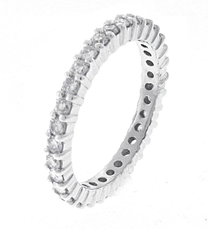 14kt White Gold Diamond Eternity Band
