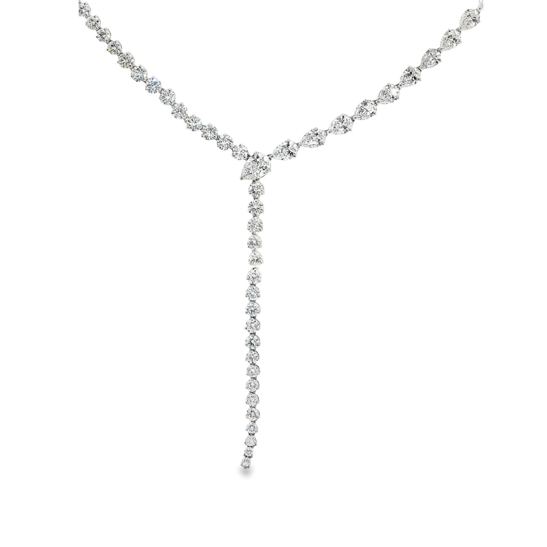 14kt White Gold Lab Diamond Necklace