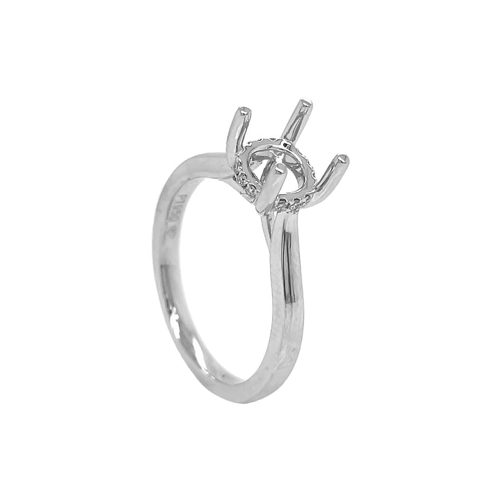 Platinum Diamond Semi-mount
