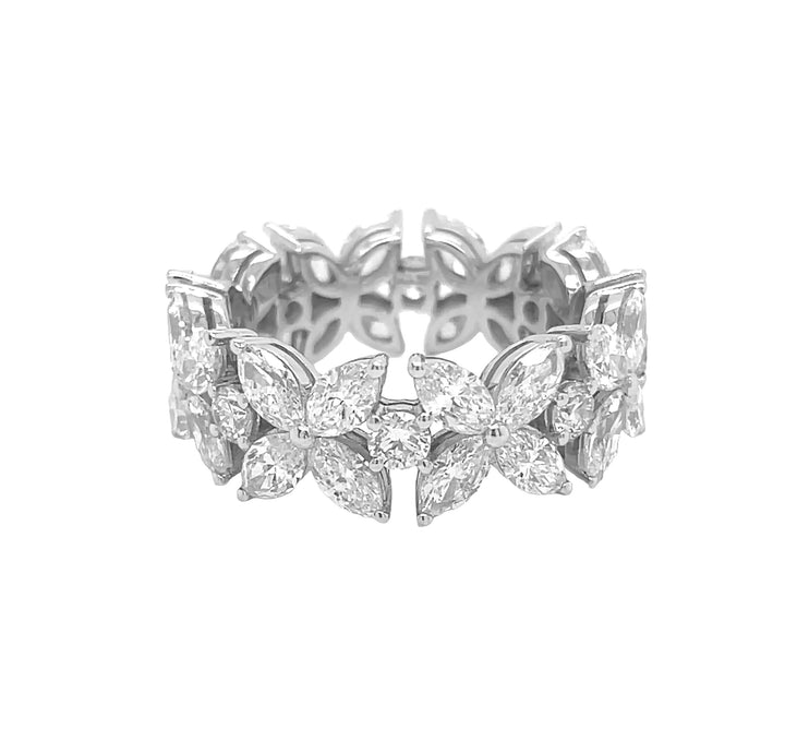 18kt White Gold Diamond Eternity Band