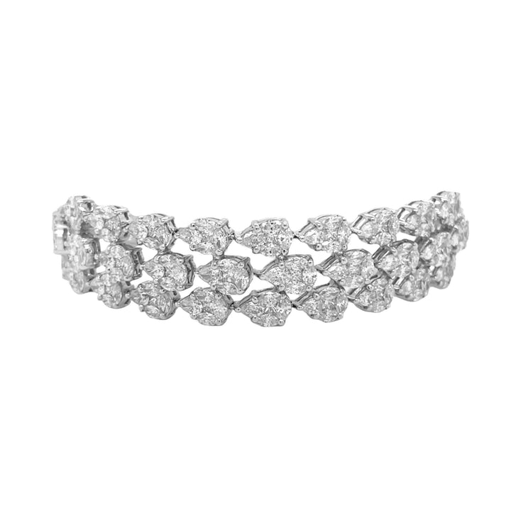 18kt White Gold Diamond Bracelet
