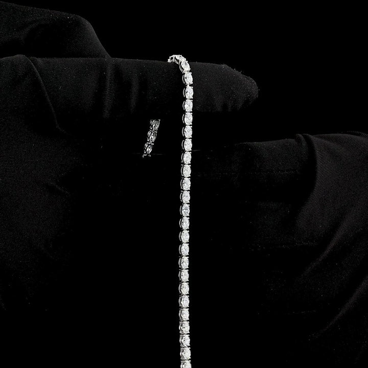14kt White Gold Lab Diamond Tennis Bracelet
