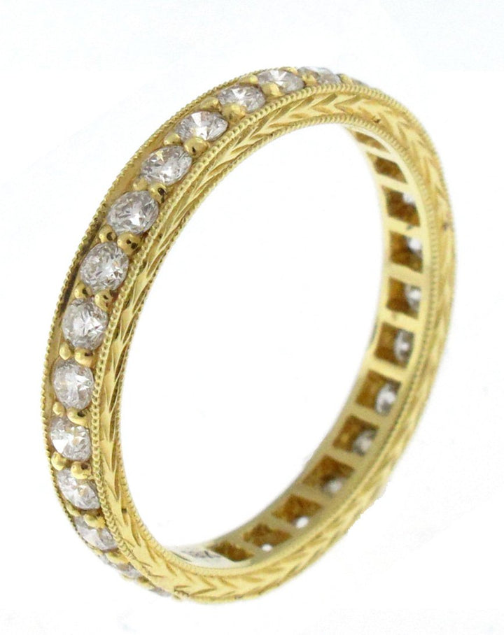 18kt Yellow Gold Diamond Eternity Band