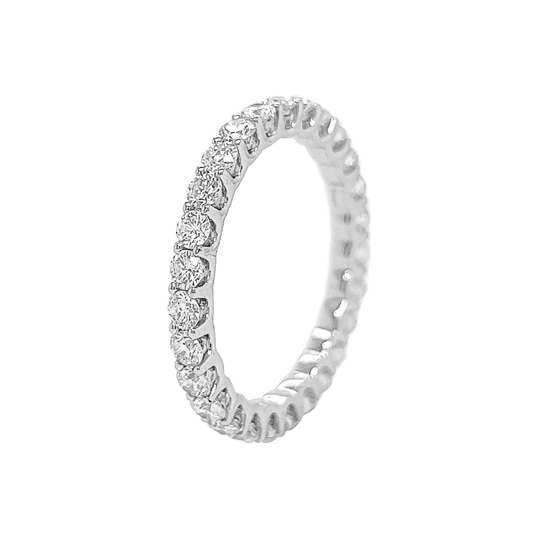 18kt White Gold Diamond Band