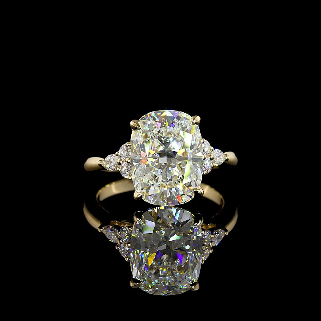 14kt Yellow Gold Lab Diamond Ring