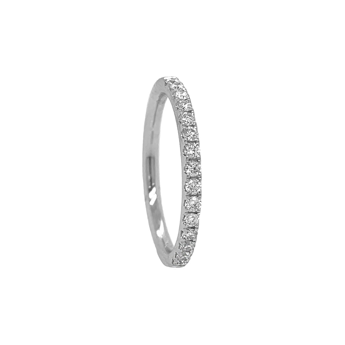 Platinum Diamond Half-way Band