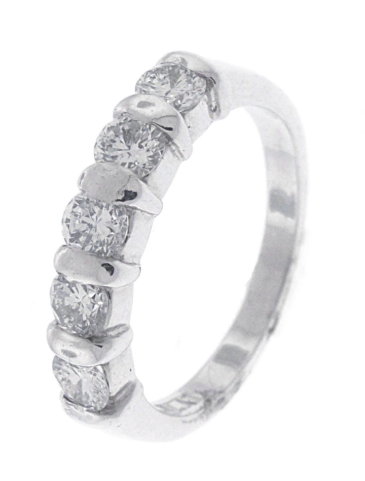 Platinum Diamond Half Way Band