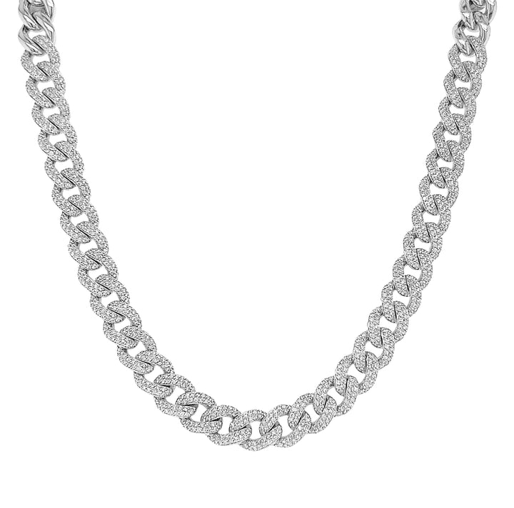 14kt White Gold Diamond Necklace