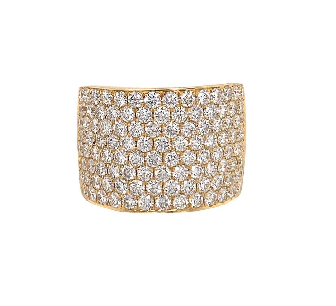 18kt Yellow Gold Diamond Ring