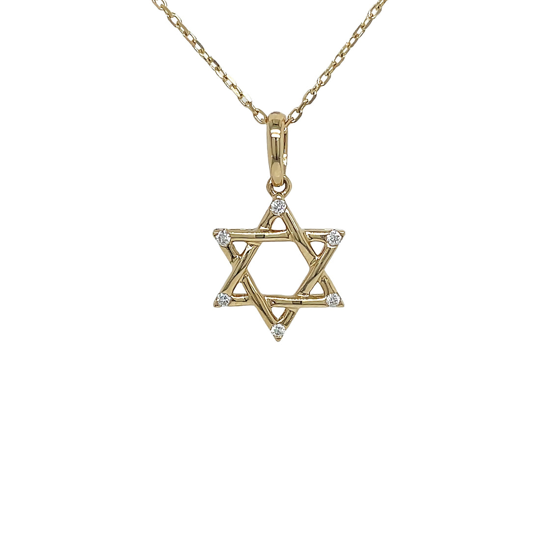 18kt Yellow Gold Diamond Pendant