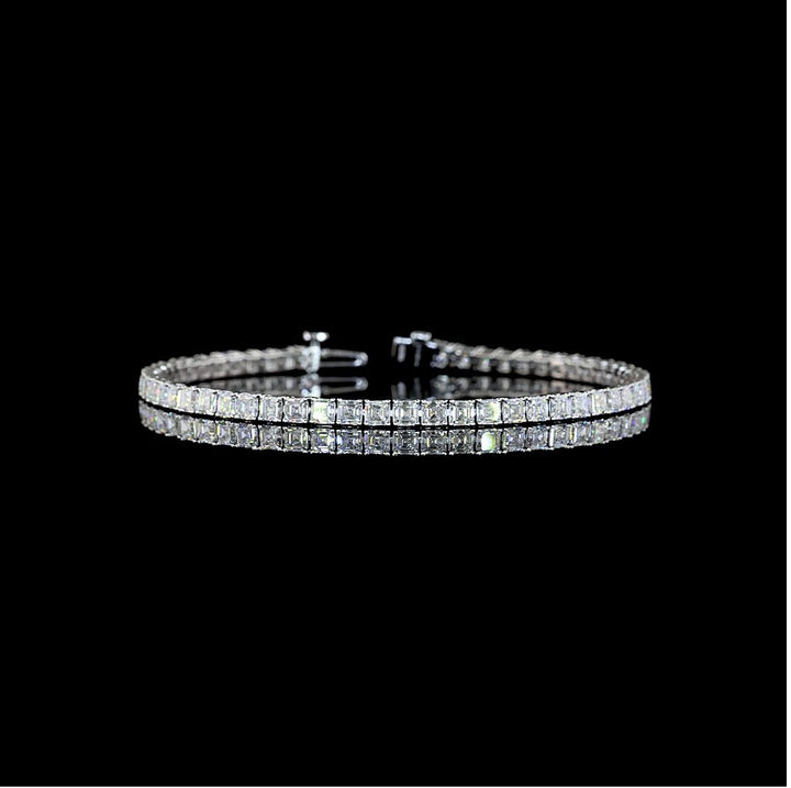 14kt White Gold Lab Diamond Tennis Bracelet