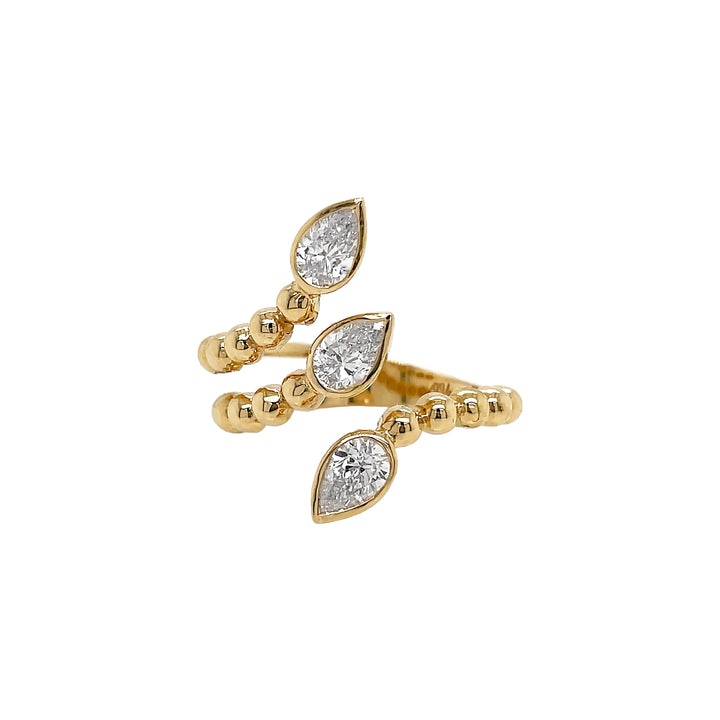 18kt Yellow Gold Diamond Ring