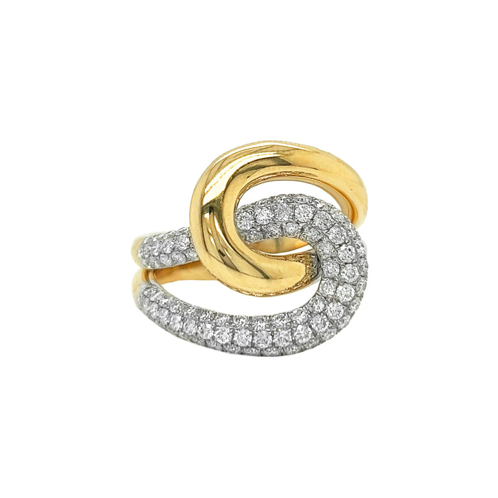 18kt Yellow Gold Diamond Ring