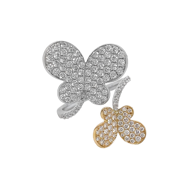 18kt White And Yellow Gold Diamond Ring