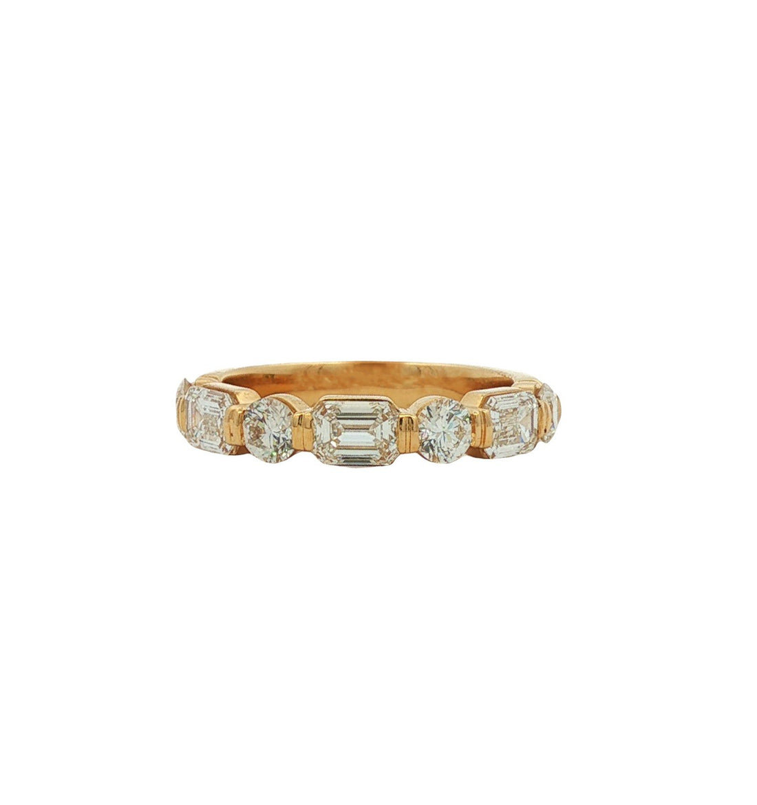14kt Yellow Gold Diamond Band
