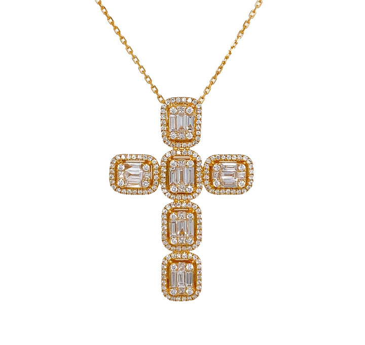 18kt Yellow Gold Diamond Pendant