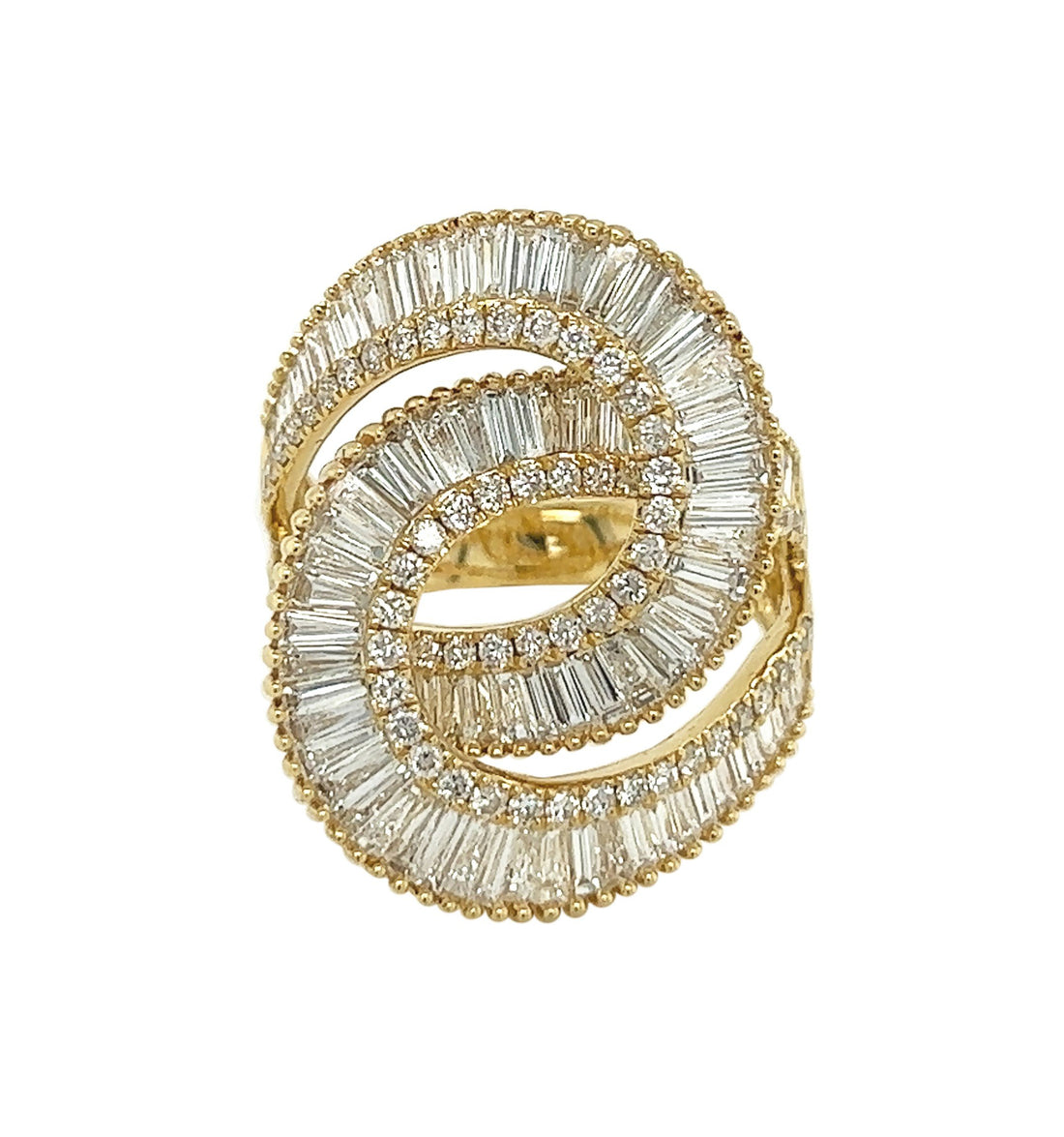 18kt Yellow Gold Diamond Rings