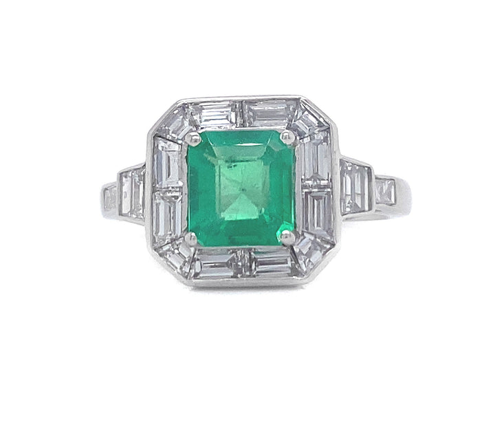 Platinum GIA Certified Diamond Ring
