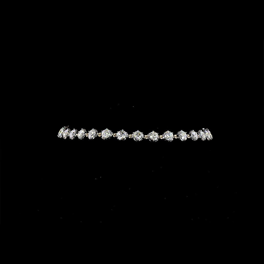 14kt Yellow Gold Lab Diamond Bracelet