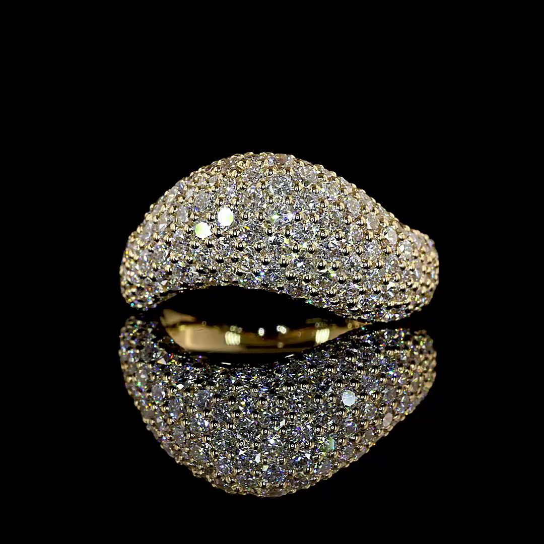 14kt Yellow Gold Lab Diamond Ring