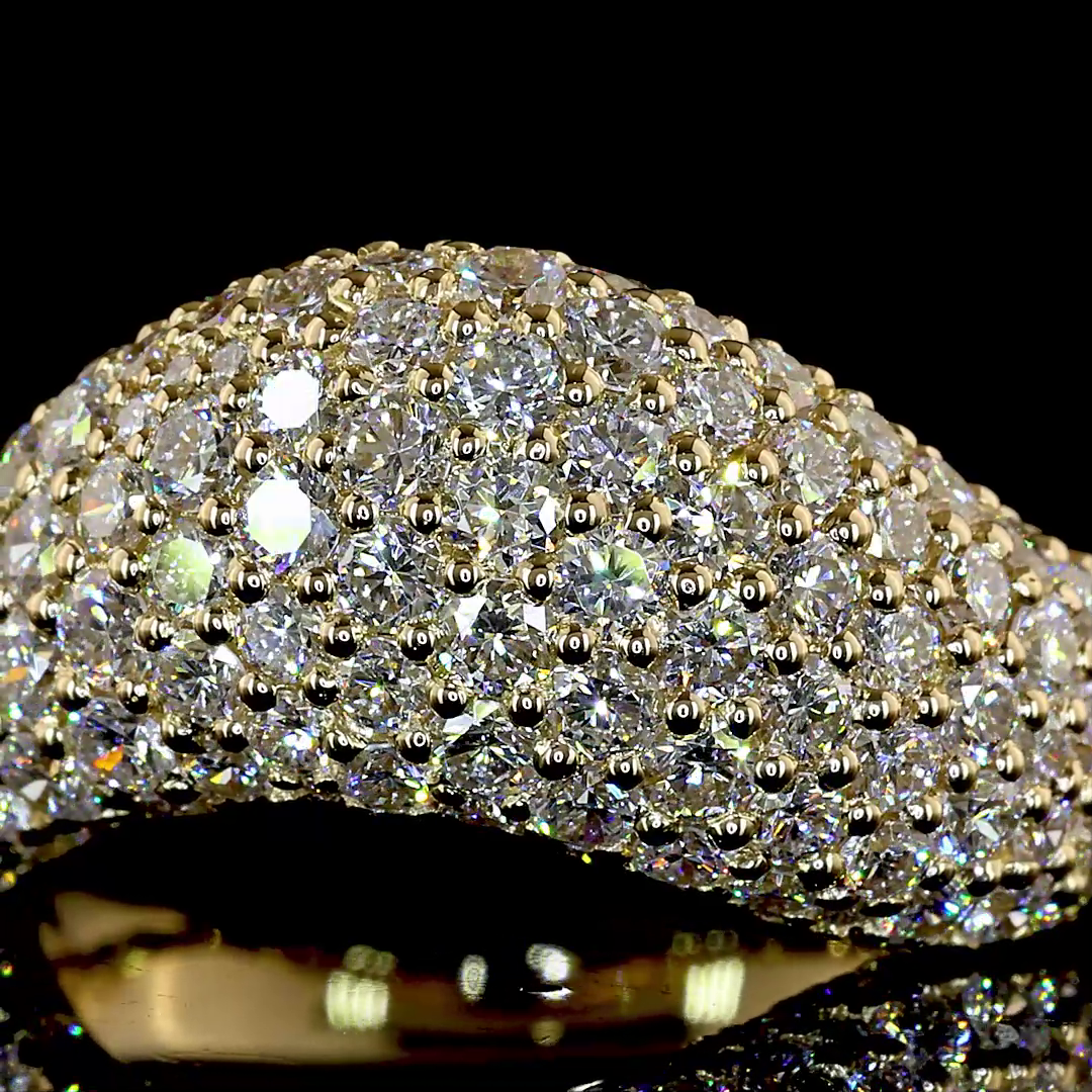 14kt Yellow Gold Lab Diamond Ring