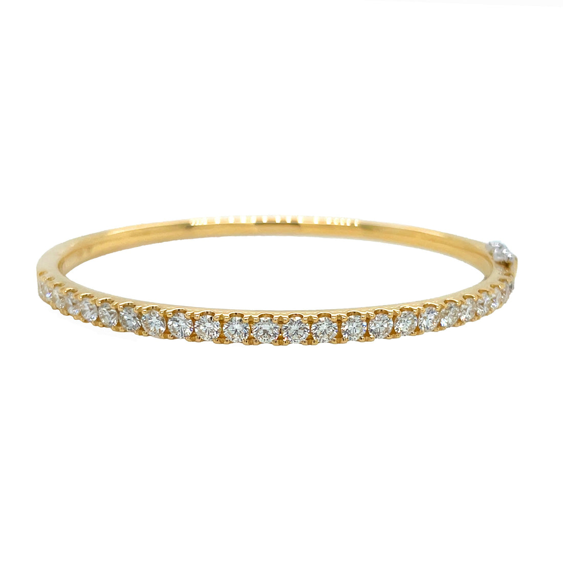 18kt Yellow Gold Diamond Bangle