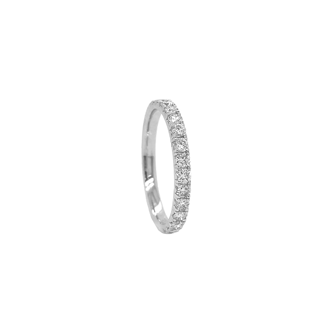 Platinum Diamond Half-way Band