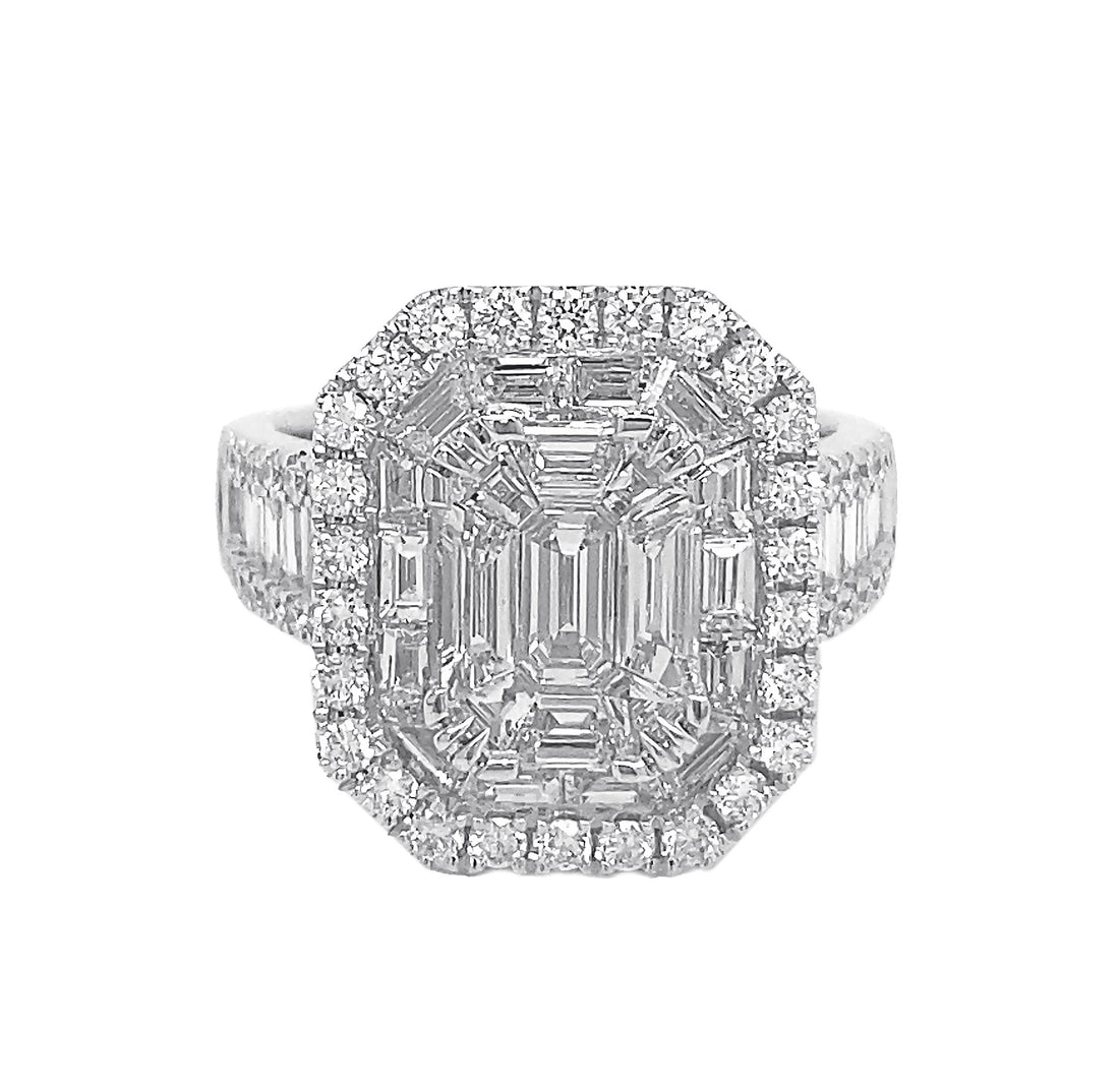 18kt White Gold Diamond Ring