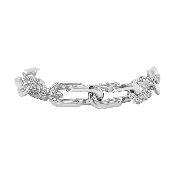 18kt White Gold Diamond Bracelet