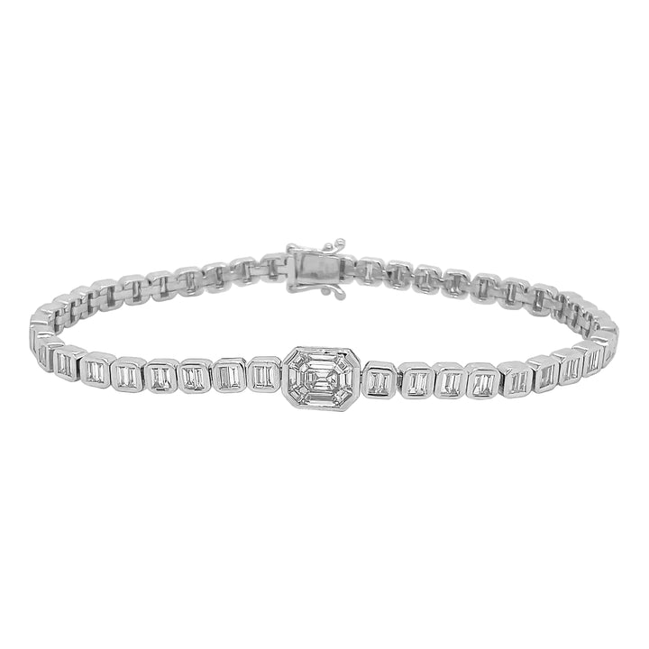 18kt White Gold Diamond Bracelet