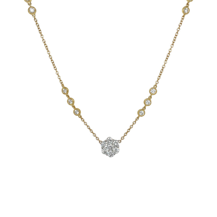 18kt Yellow Gold Diamond Pendant