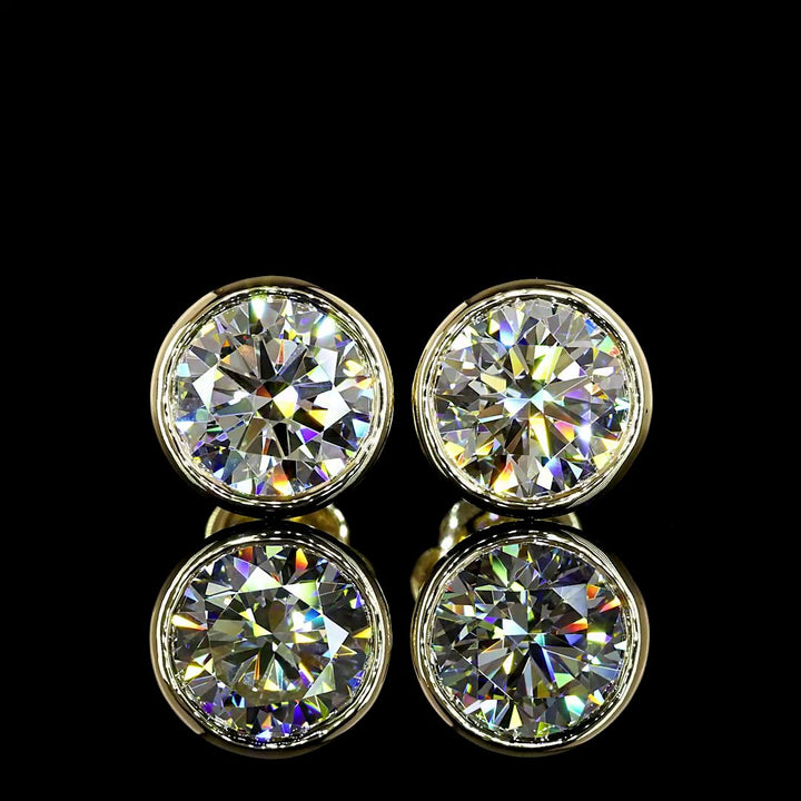14kt Yellow Gold Lab Diamond Studs