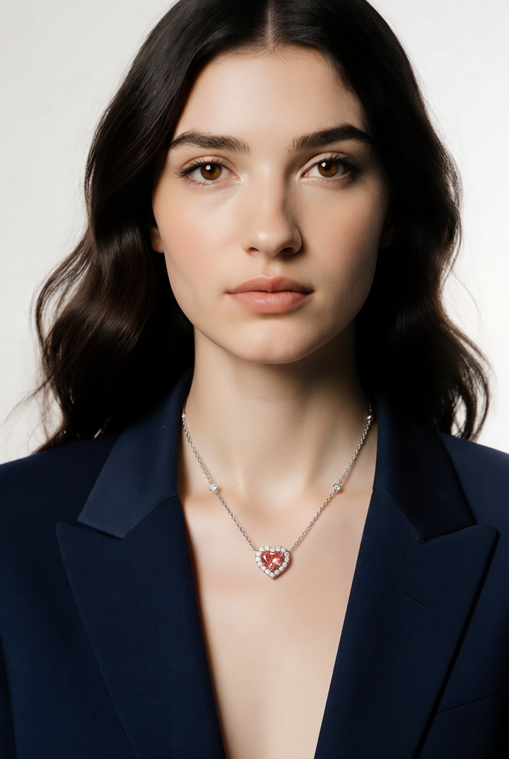 14kt White Gold Lab Diamond Pendant