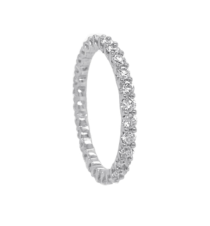 18kt White Gold Diamond Band