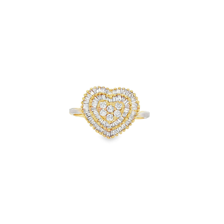 18kt Yellow Gold Diamond Ring