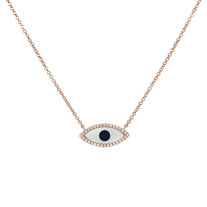 14kt Rose Gold Diamond Pendant
