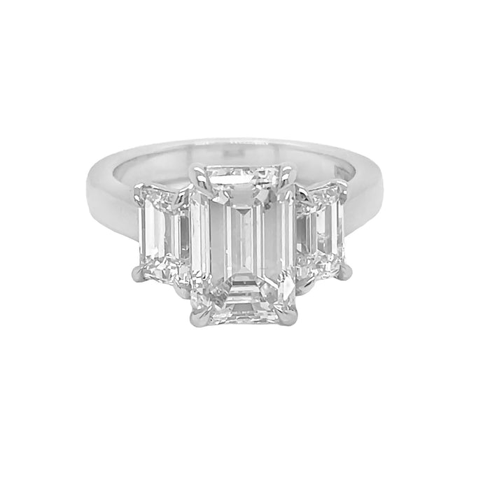 Platinum GIA Certified Diamond Ring