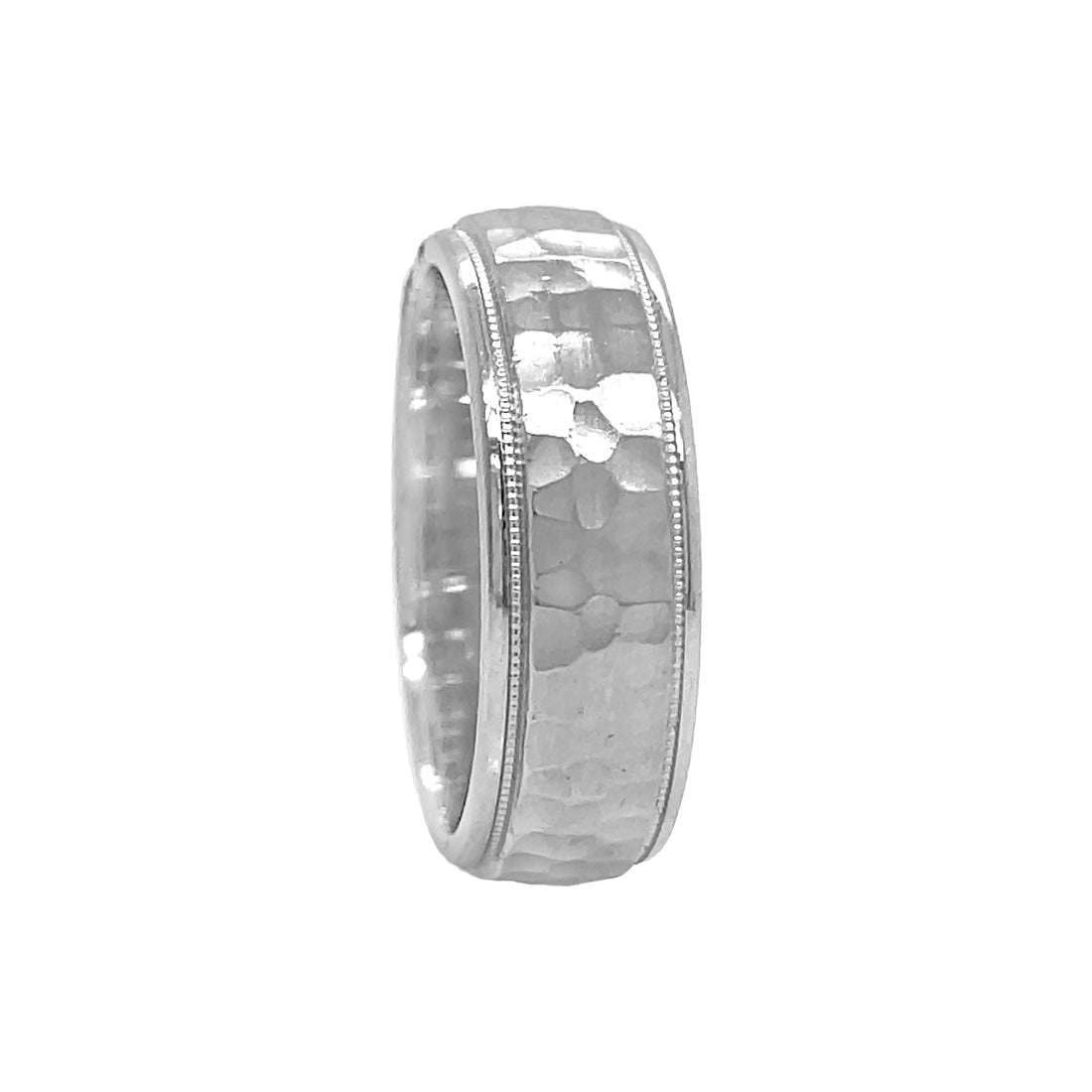 14kt White Gold Wedding Band