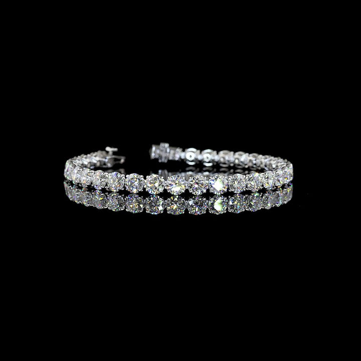14kt White Gold Lab Diamond Tennis Bracelet