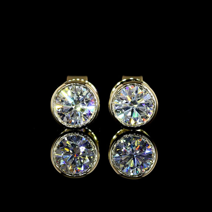 14kt Yellow Gold Lab Diamond Studs