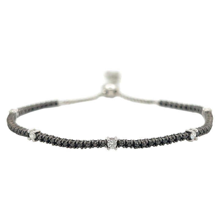 18kt Black Gold And Black Diamond Bracelet