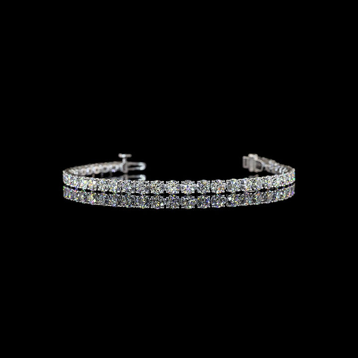 14kt White Gold Lab Diamond Tennis Bracelet