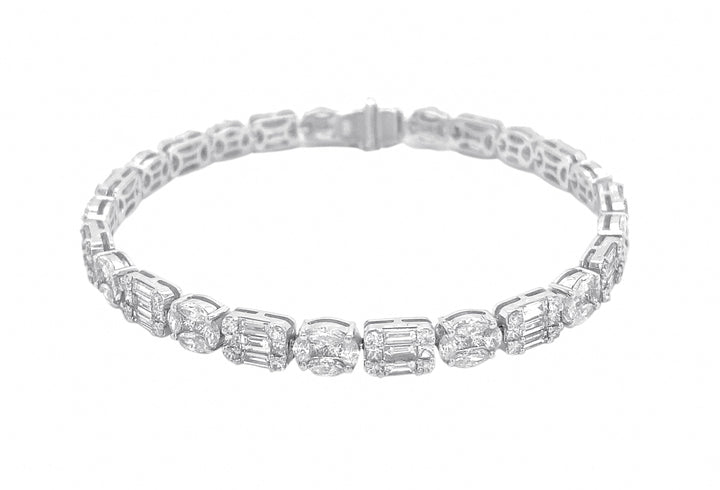 18kt White Gold Diamond Bracelet