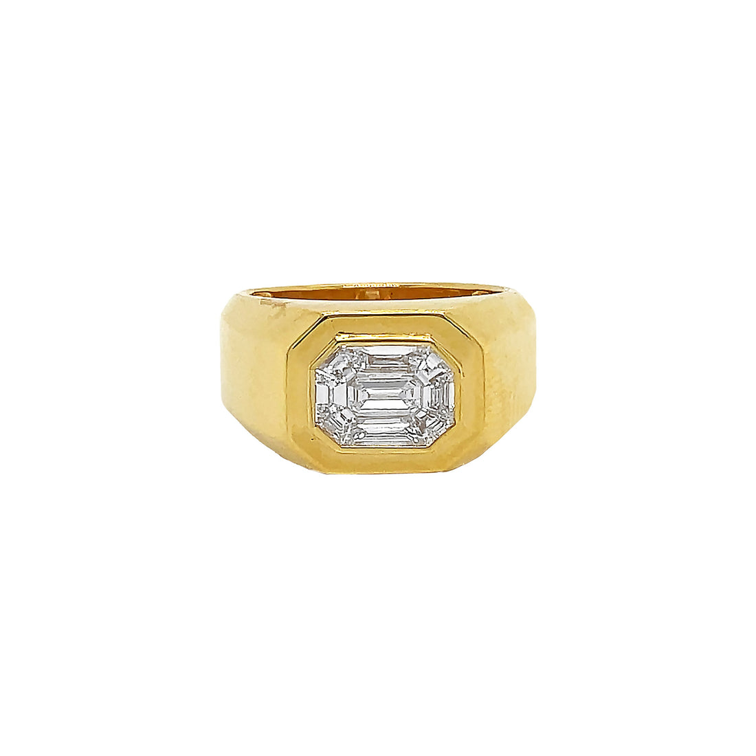 18kt Yellow Gold Diamond Ring