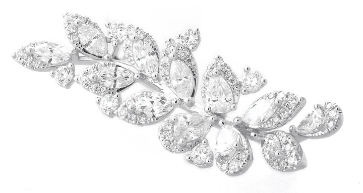 18kt White Gold Diamond Pendant/Pin