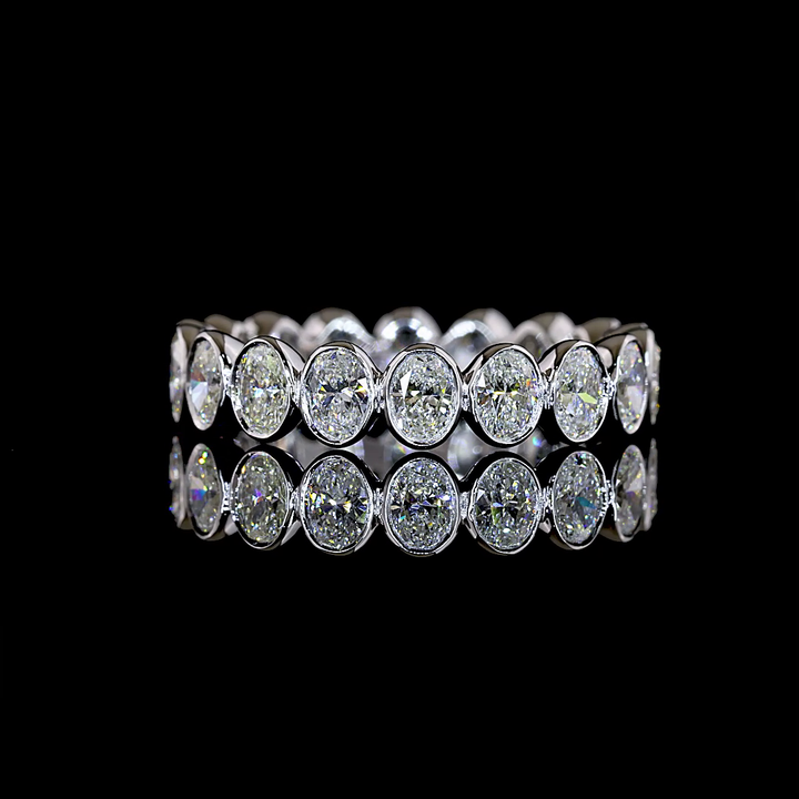 14kt White Gold Lab Diamond Eternity Band